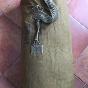 Tan Military Duffel Bag